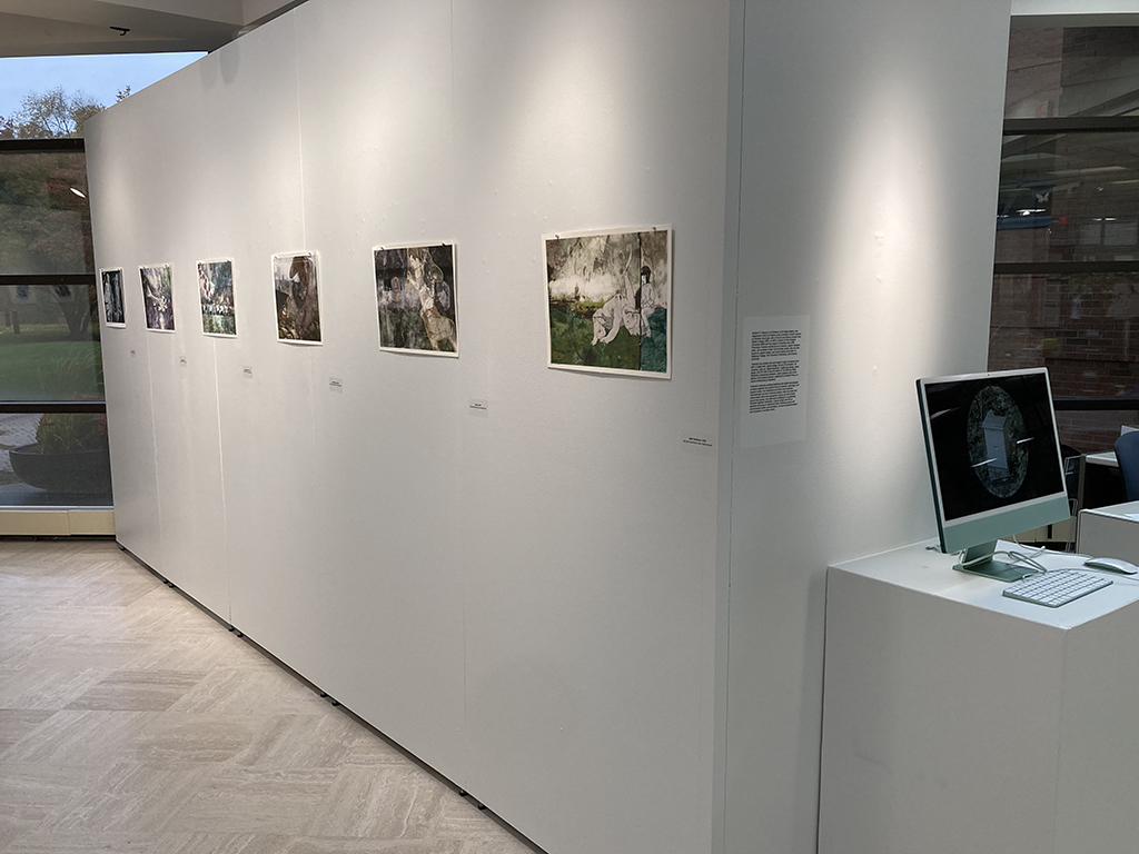 back side of desk wall looking south